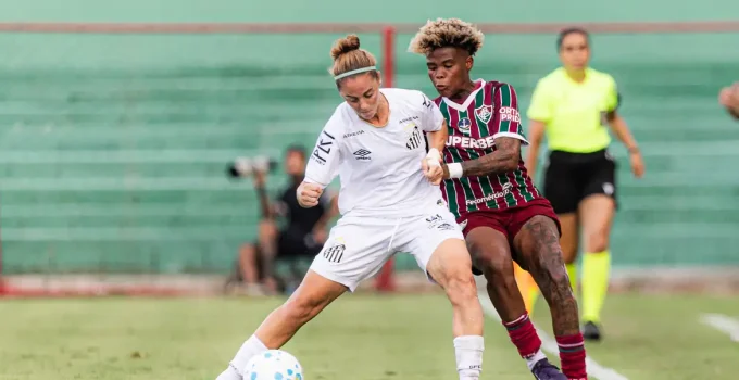 Santos Feminino vence Fluminense fora de casa e encerra jejum de vitórias no Brasileirão