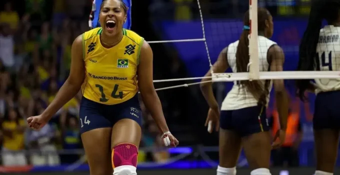 Seleção Feminina de Vôlei do Brasil Quebra Invencibilidade da Itália na Liga das Nações com Vitória Dramática por 3 a 2