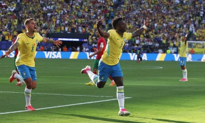 Raphinha e Vini Jr. lideram estatísticas da Seleção Brasileira na estreia da Copa do Mundo contra Marrocos, Douglas Santos também se destaca