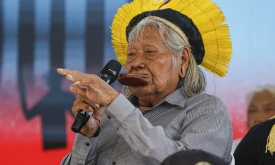 Cacique Raoni, 94, é internado em estado grave no MT com suspeita de sepse e pneumonia; líder indígena já teve outros problemas de saúde