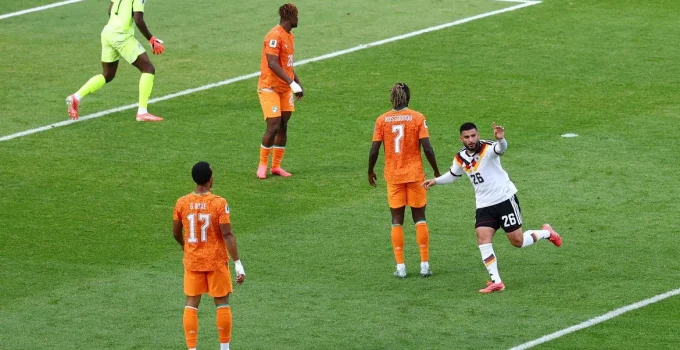 Alemanha empolga e vira sobre Costa do Marfim em Toronto, garantindo vaga inédita nas oitavas de final da Copa 2026