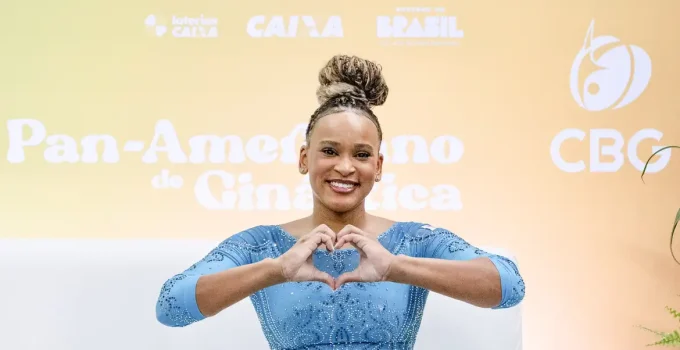 Rebeca Andrade brilha e conquista ouro inédito no Pan de ginástica artística; Brasil soma mais seis medalhas