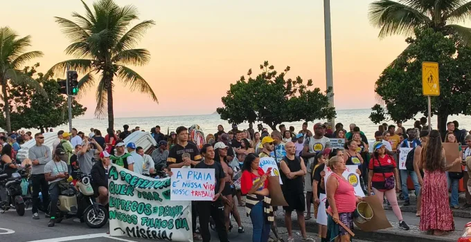 Tolerância Zero em Ipanema: Ambulantes Protestam Pela 4ª Vez Contra Programa da Prefeitura e MPF Pede Suspensão