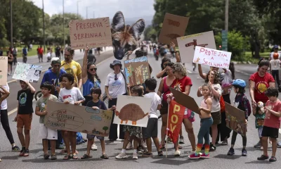 Protesto em Brasília: Ambientalistas pedem retirada de área vital da Serrinha do Paranoá de projeto de socorro ao BRB