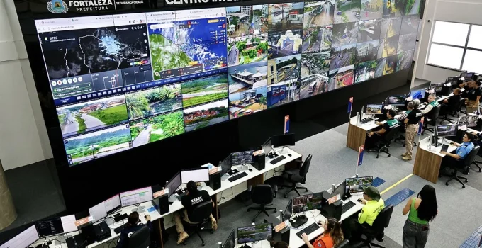 Fortaleza Amplia Videomonitoramento com 7 Mil Câmeras 360° para Combater Violência e Crimes Urbanos