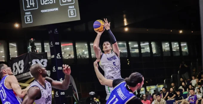 Basquete 3x3: Seleção masculina garante vaga na Copa do Mundo 2024 na Polônia após vitória emocionante contra a Itália